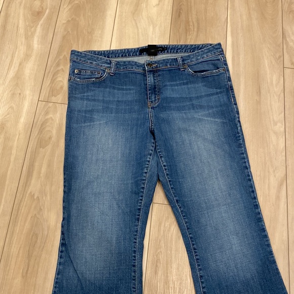 VGUC Women’s Calvin Klein Jeans Size 16 Denim Boot Bootcut Style Plus - Picture 3 of 8
